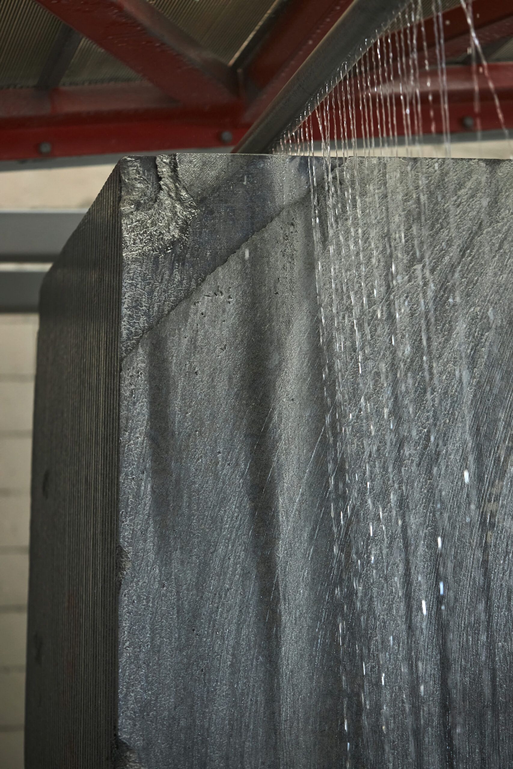 Volga Blue labradorite block at Golovinski production facility