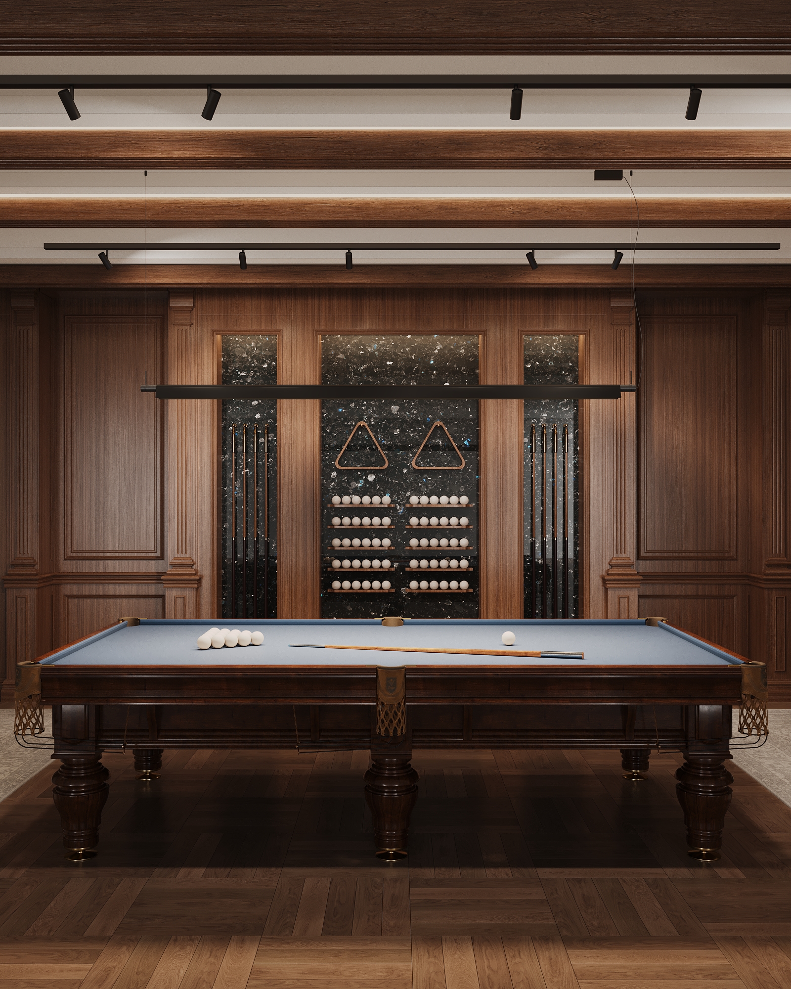 labradorite in billiard room premium interior POLISHED finish