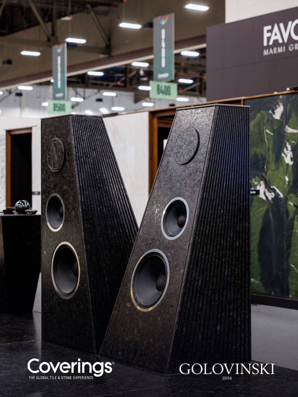 Details of the Golovinski booth at Coverings 2026