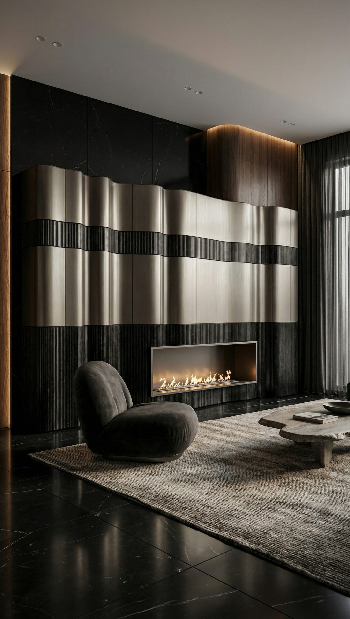 Natural Stone Lounge Space: How Atmosphere Is Created