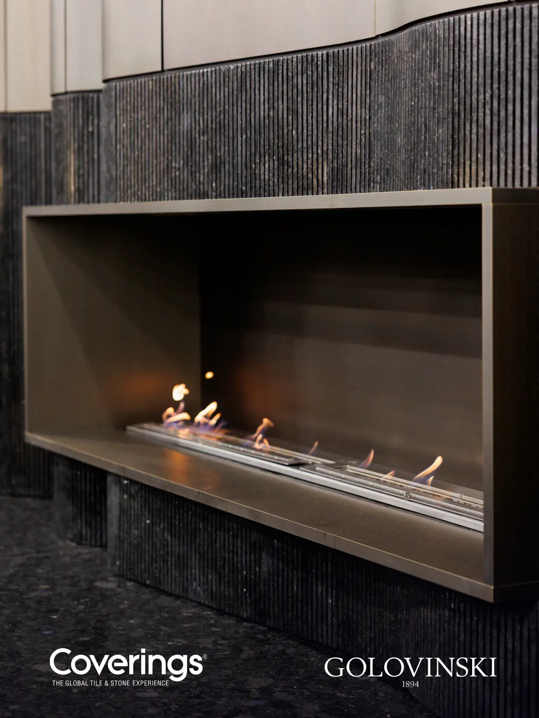 Detail of the Golovinski display at Coverings 2026